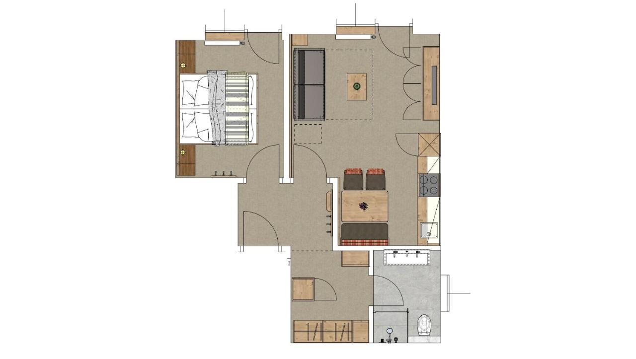 אוברטאורן Apartments & Garni Alpenrose מראה חיצוני תמונה